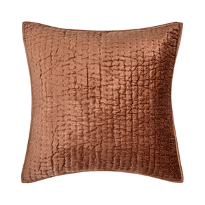 Bari - Velvet Quilt - Terra Cotta