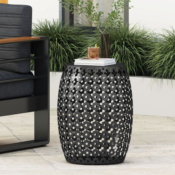 Modern Design, Metal End Table, Large