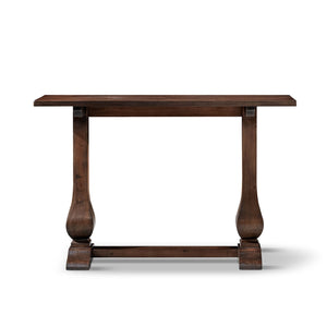 Whitmore - Trestle Console Table - Dark Brown