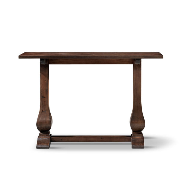 Whitmore - Trestle Console Table - Dark Brown
