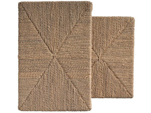 Oasis - Abaca Nesting Tables - Beige
