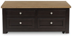 Drazmine - Lift Top Cocktail Table - Brown