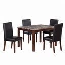 Dining Table With 4 Upholstered Side Chairs