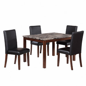Dining Table With 4 Upholstered Side Chairs