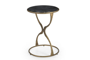Hourglass - Accent Table - Bronze / Black