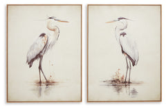Aubinell - Wall Art Set (Set of 2) - Beige