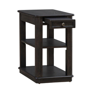 Wallace - Chair Side Table - Aged Oak
