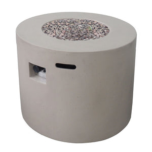 Round Iron Fire Pit With 40, 000 Btu