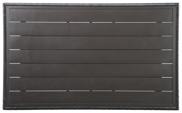 Easy Isle - RECT Multi-Use Table - Dark Brown / Beige