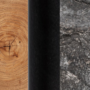 Linden - End Table - Natural / Black