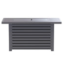 Propane / Gas Outdoor Fire Pit Table With Lid