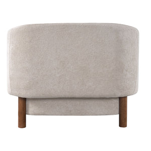 Modern Accent Chair With Recessed Arms And Tight Back