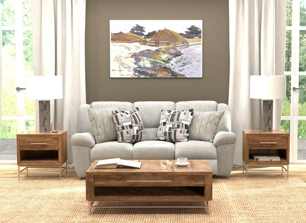 Trifecta - Sofa With 3 Recliners and Drop Down Table