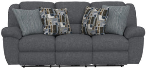 Trifecta - Sofa With 3 Recliners and Drop Down Table