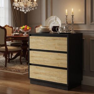 3 Drawer Nightstand, Bedroom Side Table