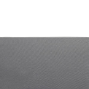 Outdoor 3 Seater Sofa With Cushion And Teak Acacia Wood - Dark Gray