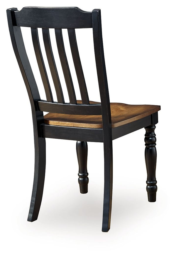 Clorazi - Dining Room Side Chair (Set of 2) - Black / Brown