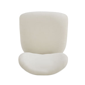 Modern Upholstered Dining Chairs With Metal Legs (Set of 2) - Beige