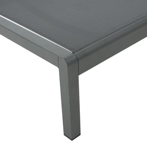 Outdoor Patio Chaise Lounge With 5 Reclining Positions