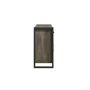 Fireplace TV Consoles - 686 78" Console With Fire FTS - Brown