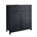 Farmhouse Storage Cabinet With Drawer And Adjustable Shelf