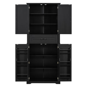 Bathroom Storage Cabinet With Multifunctional Storage Space, Drawer With Slide Rails, Adjustable Shelf