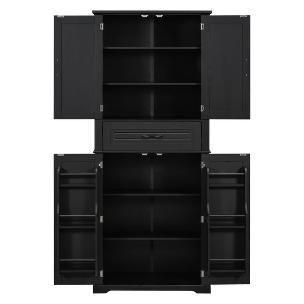 Bathroom Storage Cabinet With Multifunctional Storage Space, Drawer With Slide Rails, Adjustable Shelf