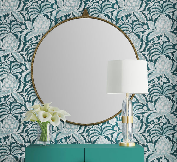 Ezra - Wall Mirror - Antique Brass