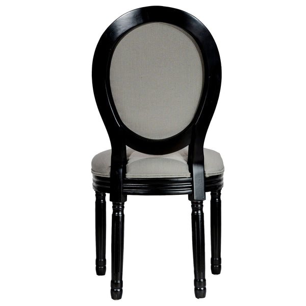Upholstered & Round Back Dining Chairs (Set of 2)