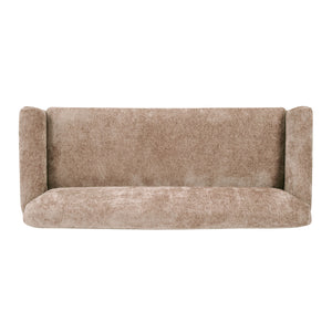 Loveseat Sofa, 2 Seater Couch With Rolled Arms