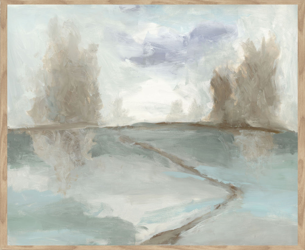 Blue Forest - 48" x 72" Painting By Buddy Whitlock - Blue
