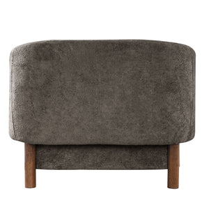 Modern Accent Chair With Recessed Arms And Tight Back
