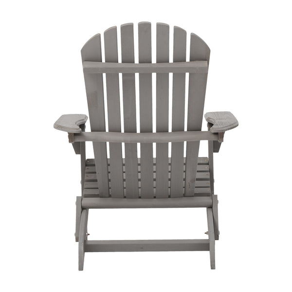 Oversize Outdoor Folding Adirondack Chair, Patio Chair For Garden