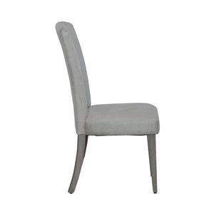 Palmetto Heights - Upholstered Side Chair - Shell White & Driftwood