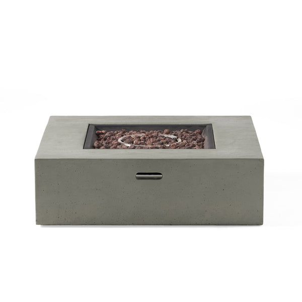 Modern 50, 000 Btu Square Fire Table With Propane Tank