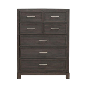 Modern Edge - 5 Drawer Chest - Caffe