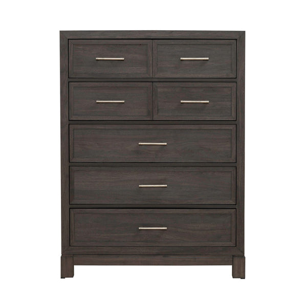 Modern Edge - 5 Drawer Chest - Caffe