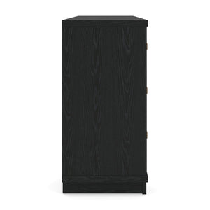 Kozmour - Six Drawer Dresser - Black / Brown