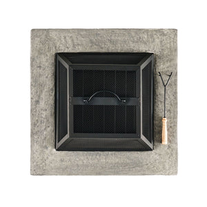 Outdoor Wood Bruning Magnesium Oxide Fire Pit With Lid