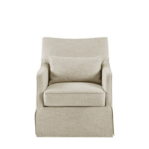 Traditional Design London Skirted Swivel Chair