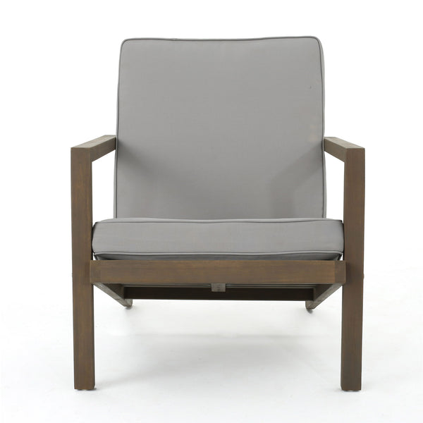 Celestaria - 3 Piece Outdoor Chat Set With Adirondack Chairs, Cushions And Side Table