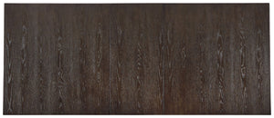 Burkhaus - Rectangular Dining Room Extension Table - Dark Brown
