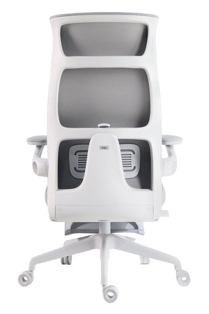Dc - Fabric Massage Desk Chair - White
