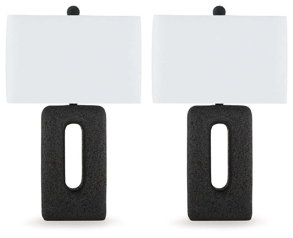 Wimmings - Poly Table Lamp (Set of 2) - Black