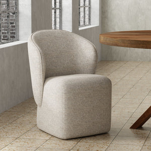 Bongo - Dining Chair (Set of 2) - Quartermaster Linen White