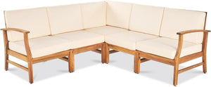 Perla - 5 Pieces Sofa Set