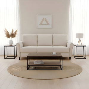 Patricia - Curved Arm 3 Seater Sofa