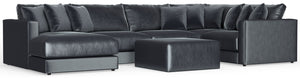 Remington - Modular Sofa And Cocktail Ottoman - Slate