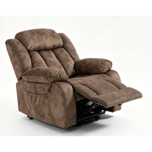 Recliner Lift Chair With Massage & Heating For Living Room - Brown