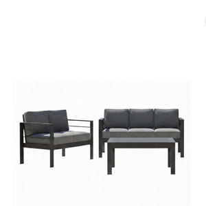 Outdoor Patio Set All-Weather With Thick Cushions